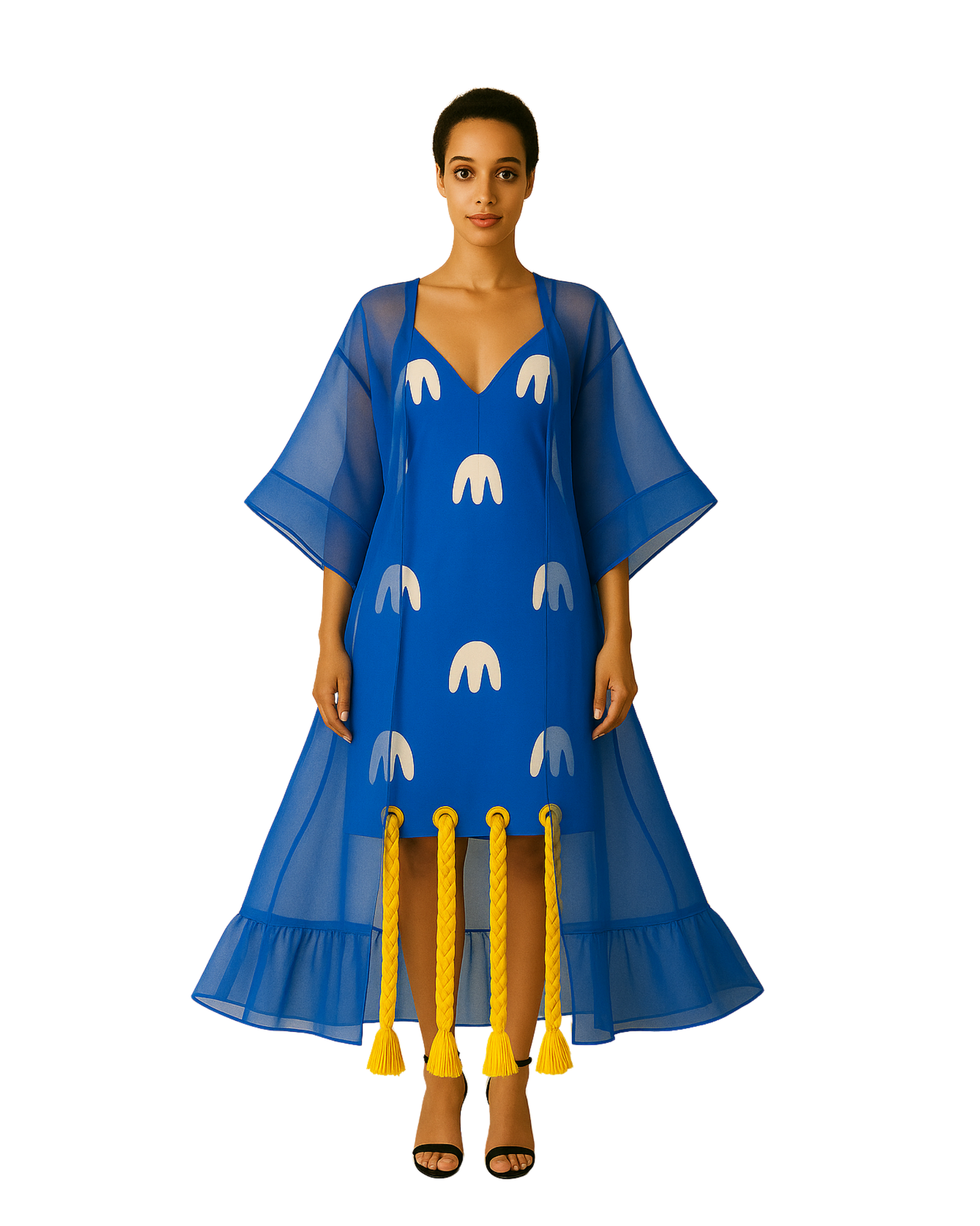 Labalaba Organdy Kimono