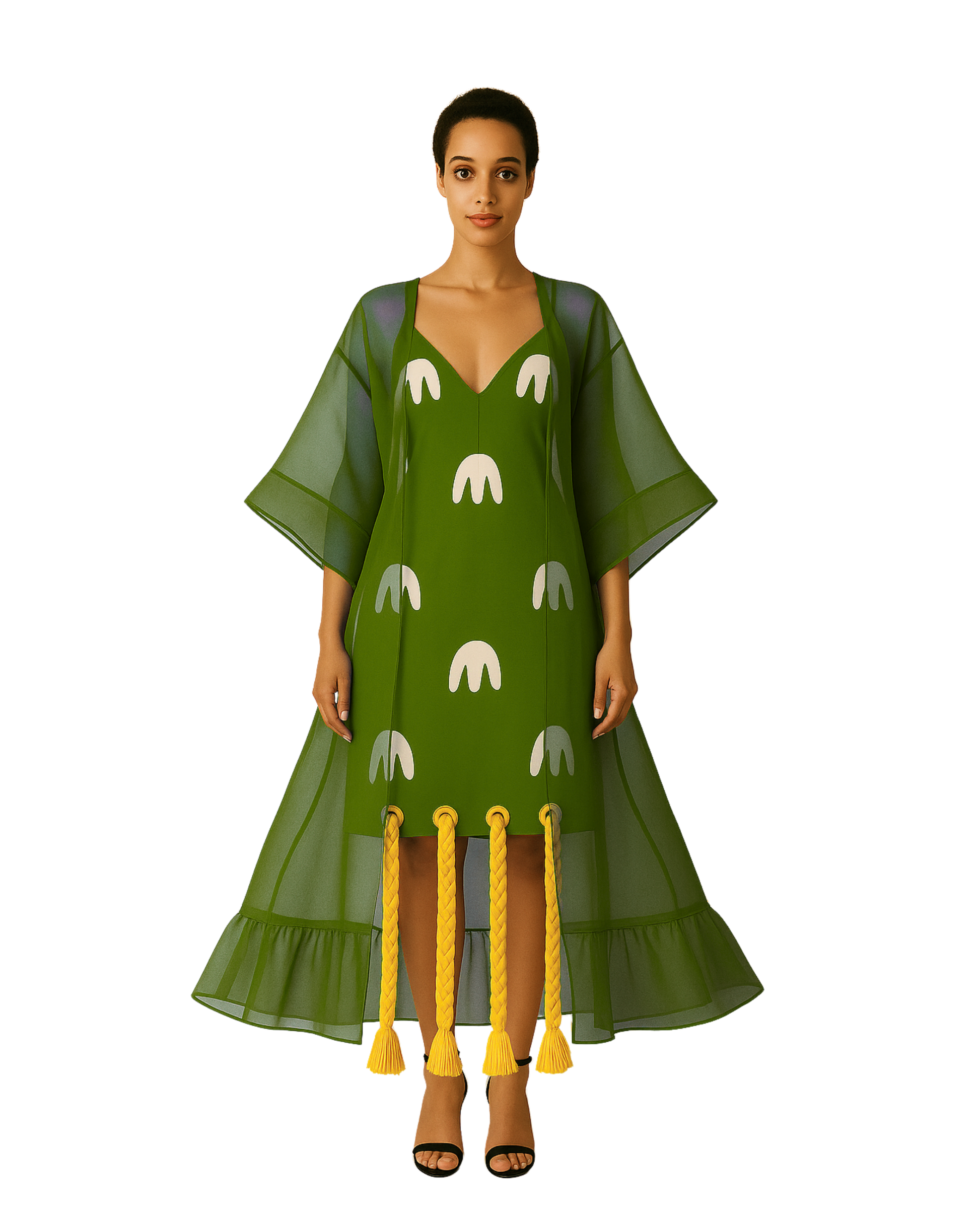 Labalaba Organdy Kimono