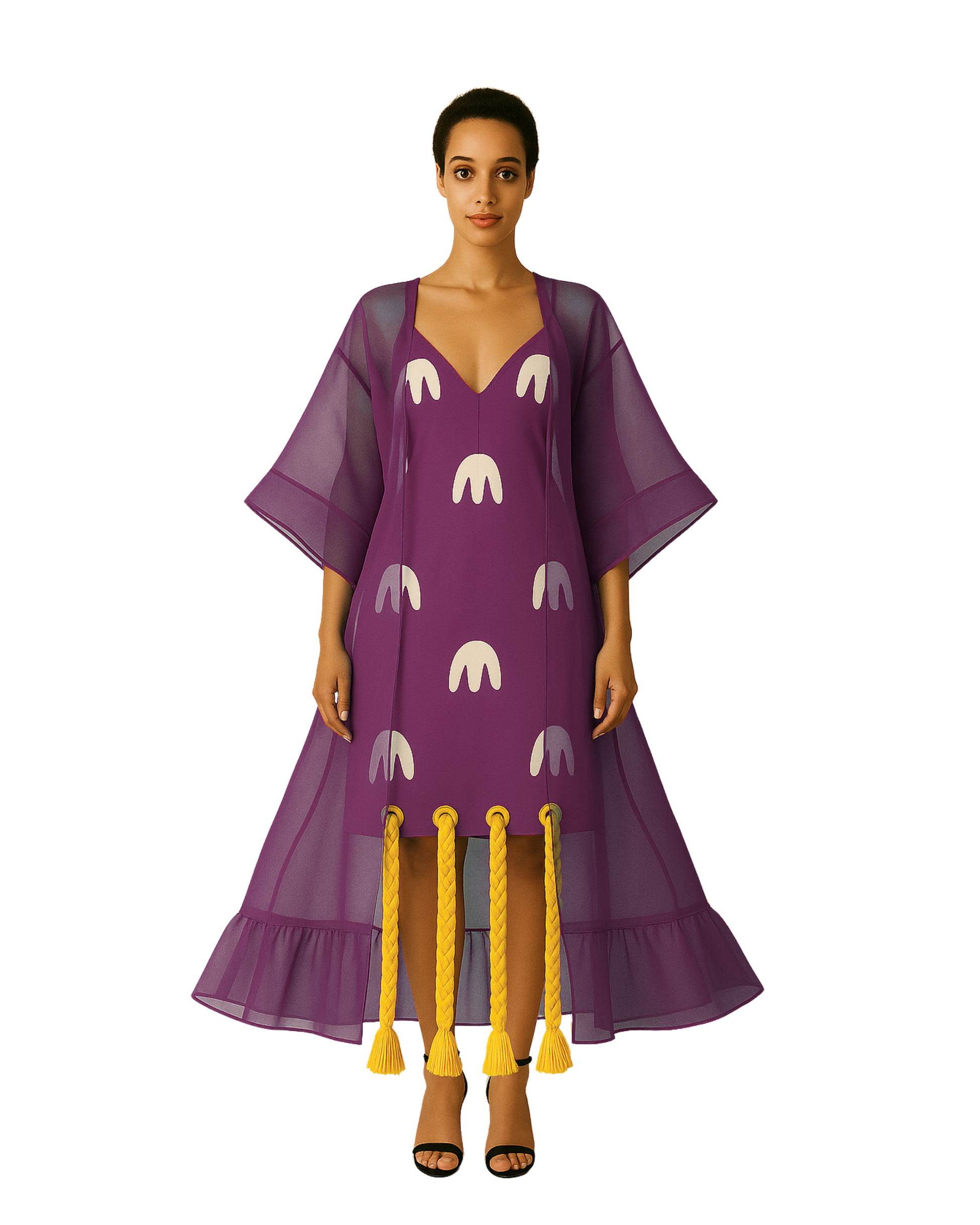 Labalaba Organdy Kimono
