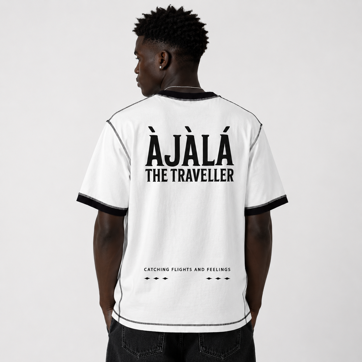 Ajala Contrast Stitch Tee