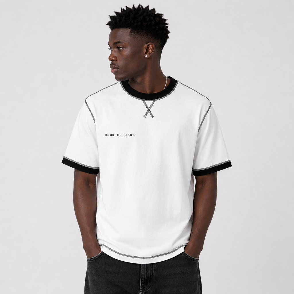 Ajala Contrast Stitch Tee